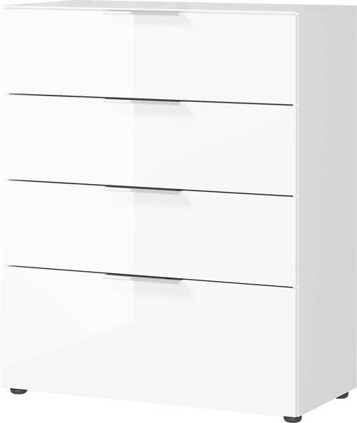 KOMÓD 83/102/42 cm - króm/fekete, Modern, műanyag/faalapú anyag (83/102/42cm) - Premium Living