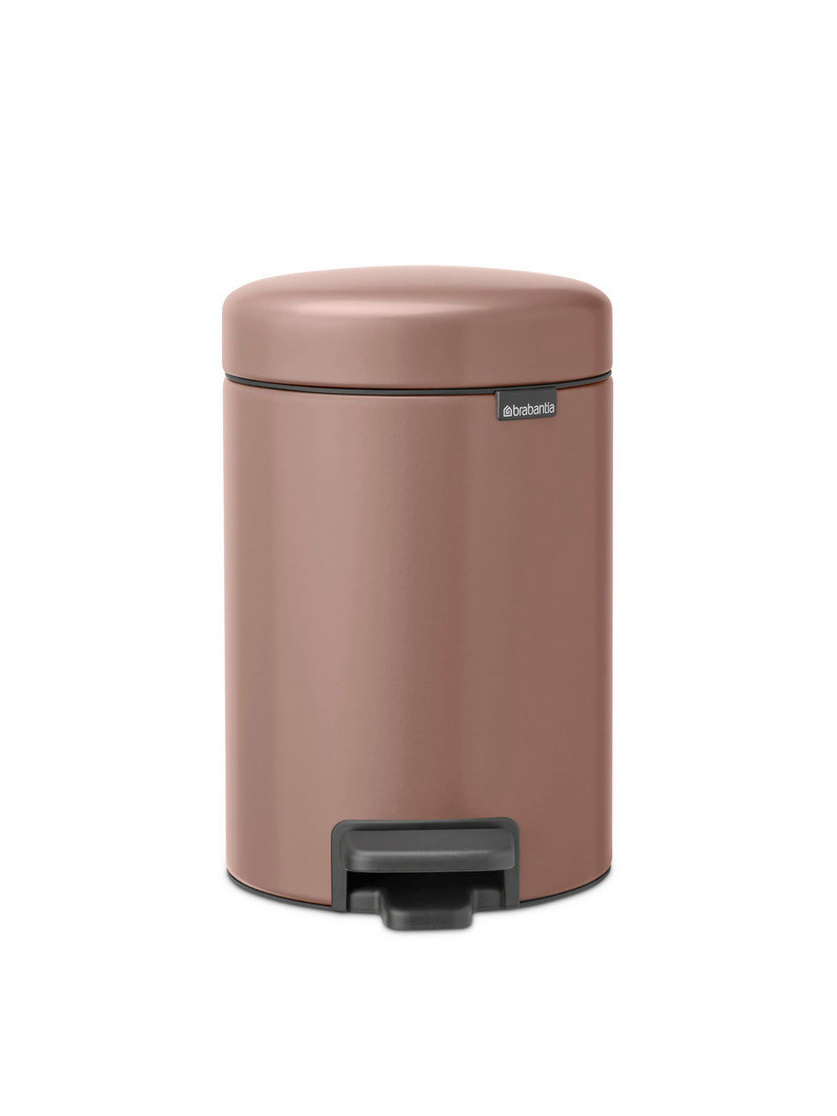 TRETEIMER 3 l  Metall  - Taupe/Anthrazit, Basics, Kunststoff/Metall (16,8/26,4/23,5cm) - Brabantia