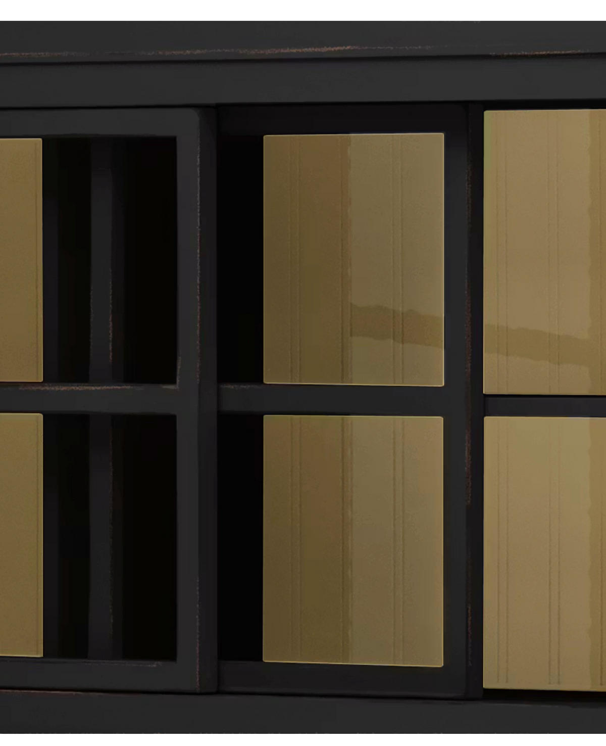 HIGHBOARD UrbanClass  in 190,5/219,5/49 cm  - Creme/Schwarz, LIFESTYLE, Glas/Holz (190,5/219,5/49cm) - Livetastic
