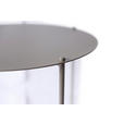 BEISTELLTISCH rund Taupe  - Taupe/Anthrazit, Design, Metall (49/49/49cm) - Xora