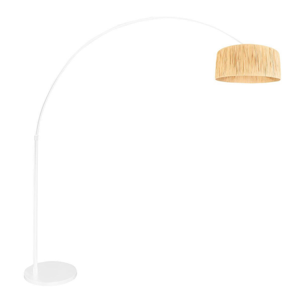 STEHLEUCHTE SPARKLED LIGHT 50/240/230 cm  - Beige/Weiß, Trend, Naturmaterialien/Metall (50/240/230cm)