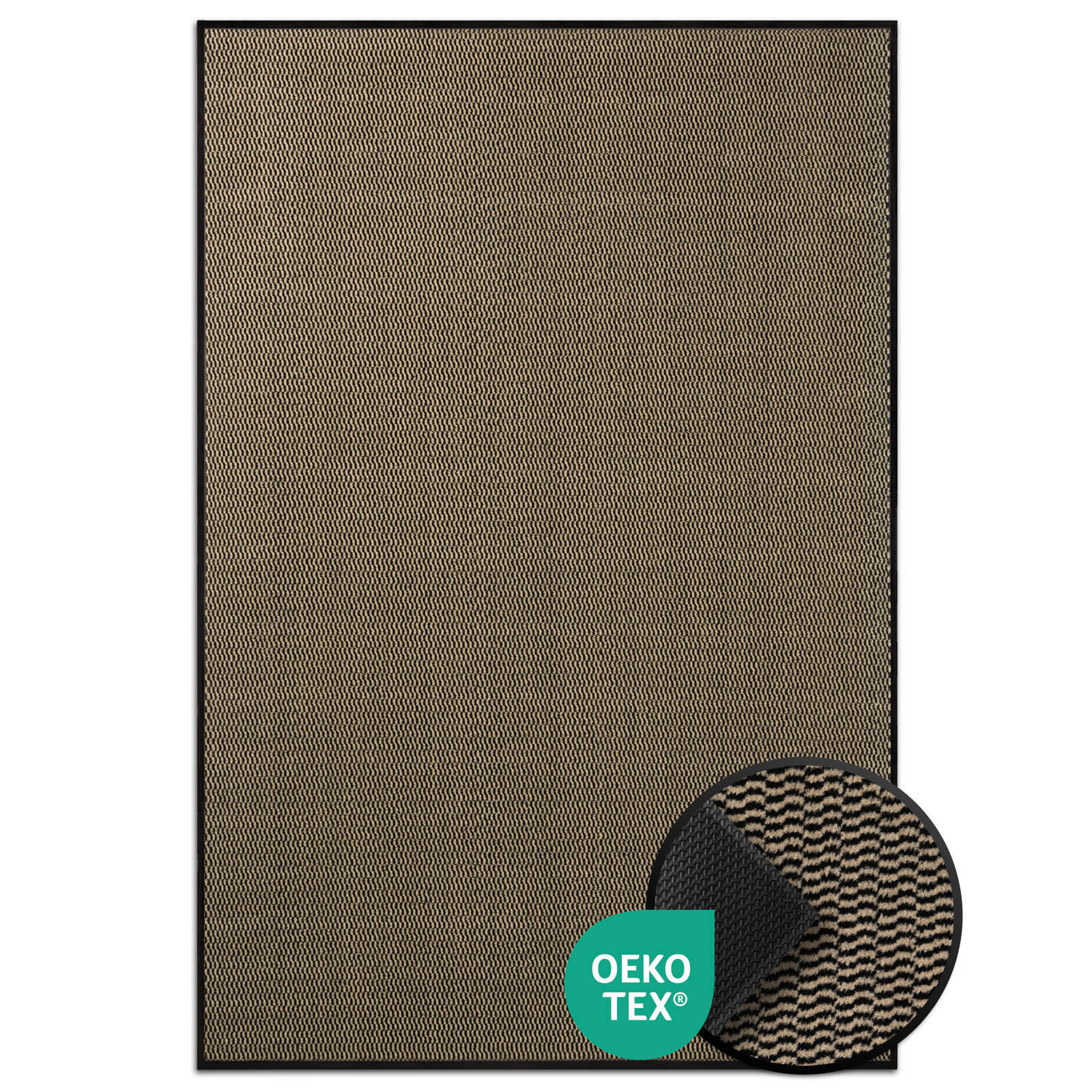 SCHMUTZFANGMATTE  40/60 cm  Beige  - Beige, Basics, Kunststoff/Textil (40/60cm) - Floordirekt