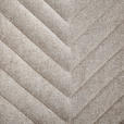 STUHL - Taupe/Schwarz, Design, Textil/Metall (47/87/61cm) - Xora