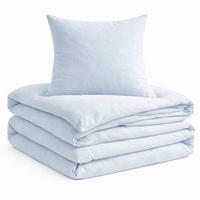 BETTWÄSCHE Kyoto Flachgewebe 140/200 cm  - Hellblau, Basics, Textil (140/200cm) - Bio:Vio