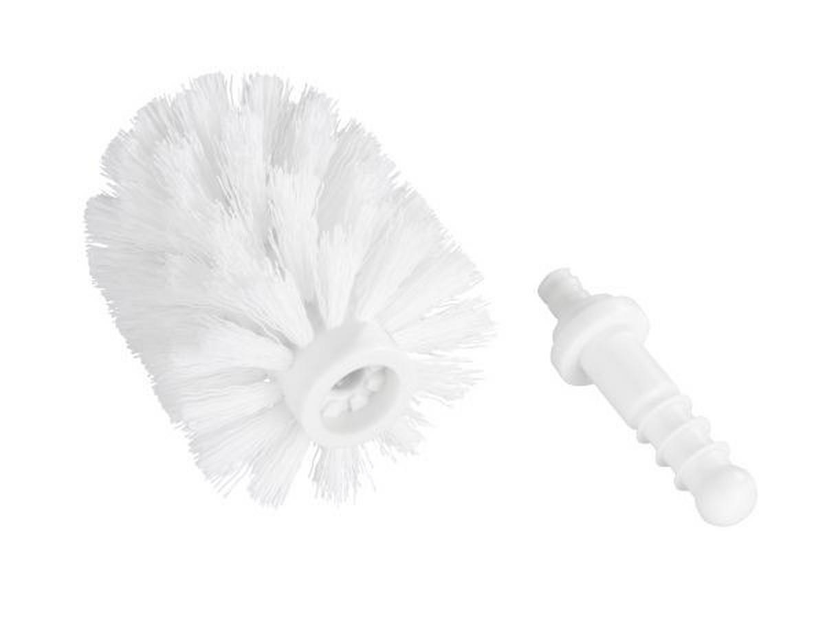 NÁHRADNÍ HLAVICE NA WC ŠTĚTKU - bílá, Basics, plast (7,5cm)
