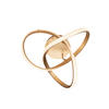 LED-DECKENLEUCHTE  55 cm  - Goldfarben, Design, Kunststoff/Metall (55cm) - Dieter Knoll
