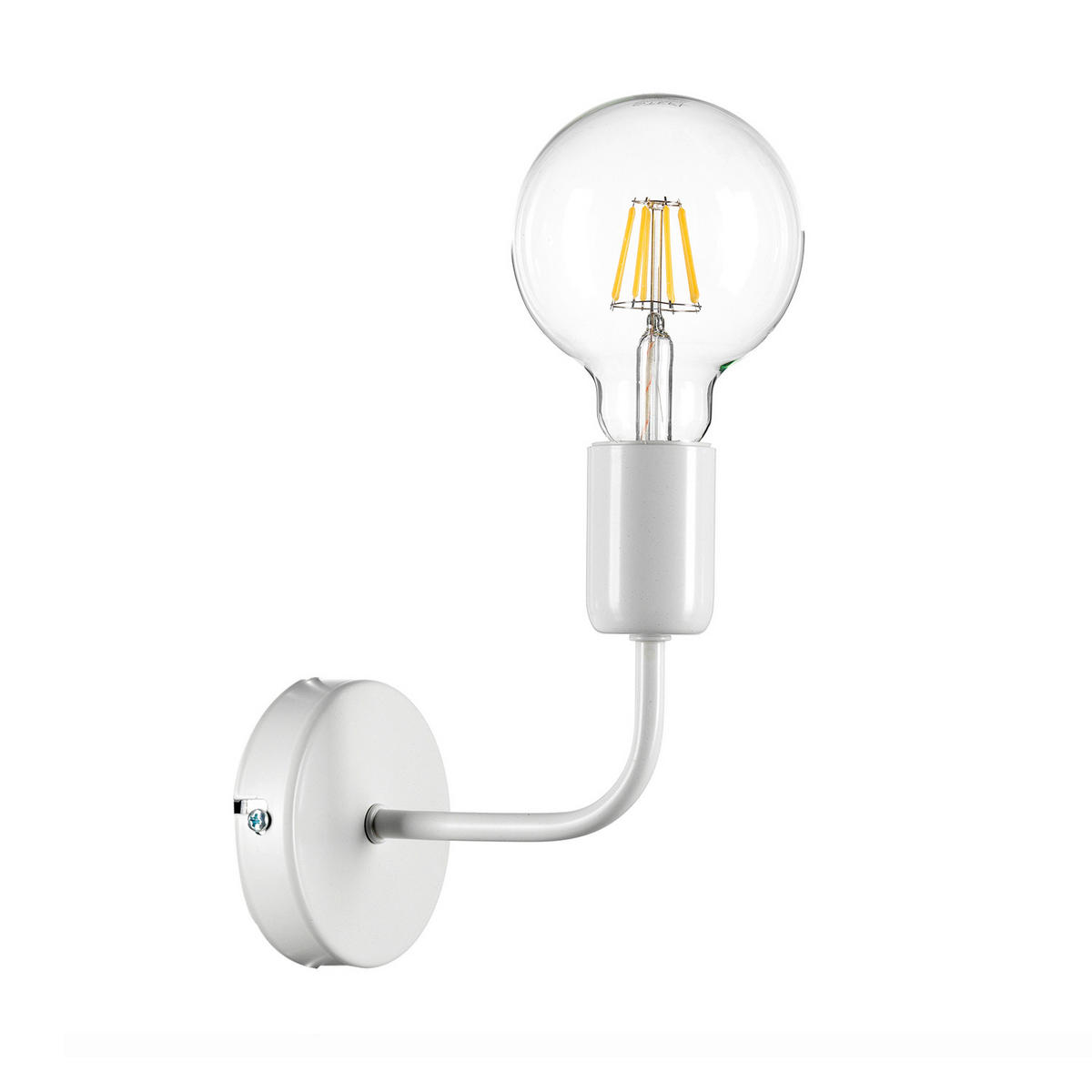 WANDLEUCHTE 10/16/15 cm   - Weiß, KONVENTIONELL, Metall (10/16/15cm)