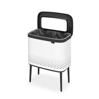 KOŠ ZA PERILO - bela, Basics, kovina/umetna masa (54/67/32cm) - Brabantia