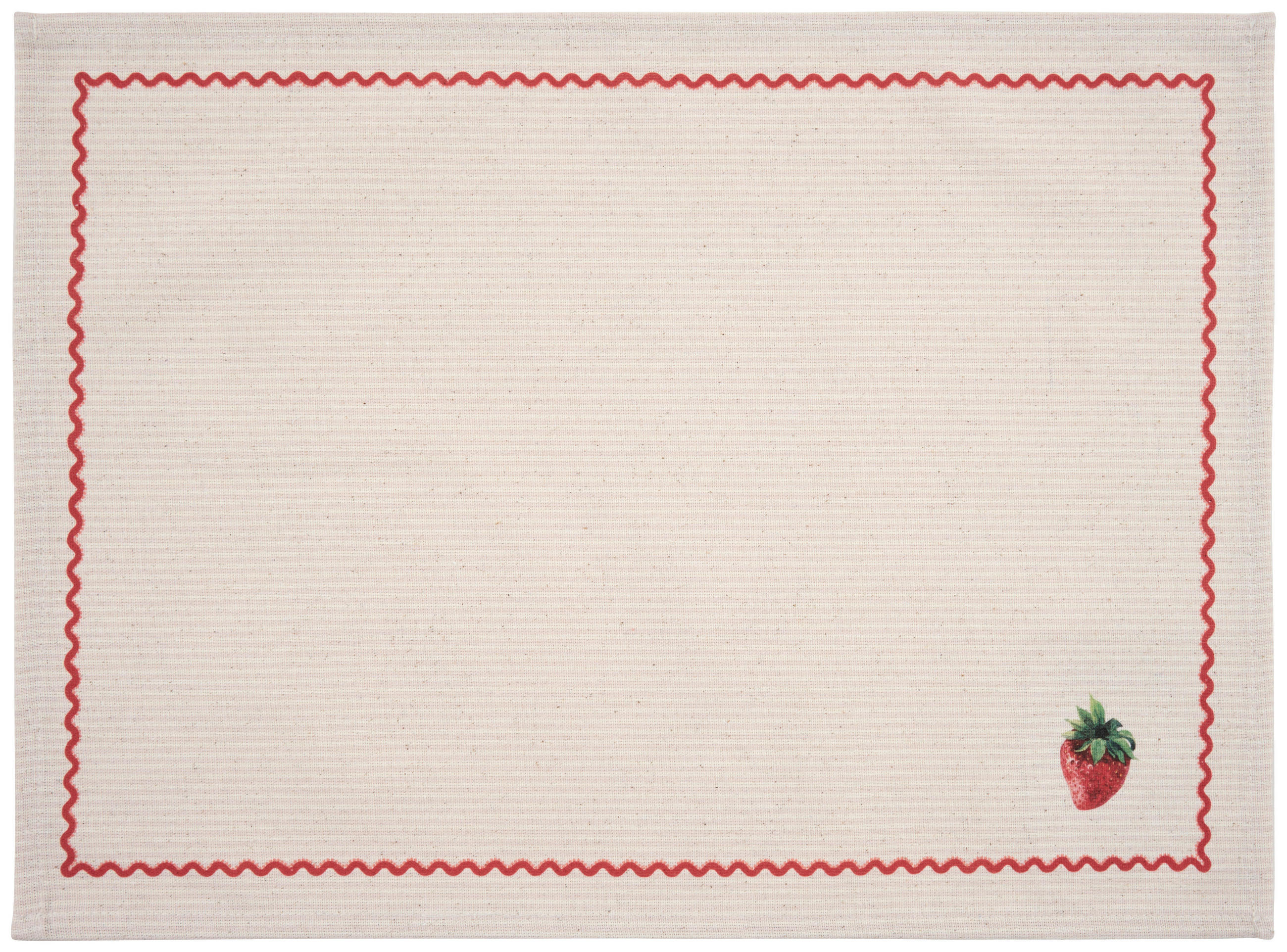 PLATZDECKCHEN STRAWBERRY Textil Multicolor 35/50 cm  - Multicolor, Basics, Textil (35/50cm) - Esposa