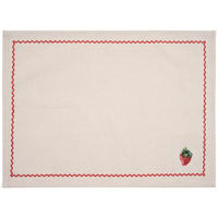 TALLRIKSUNDERLÄGG STRAWBERRY textil multicolor 35/50 cm  - multicolor, Basics, textil (35/50cm) - Esposa