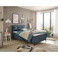 BOXBETT 120/200 cm  in Blaugrau  - Blaugrau, Basics, Holzwerkstoff/Textil (120/200cm) - Xora