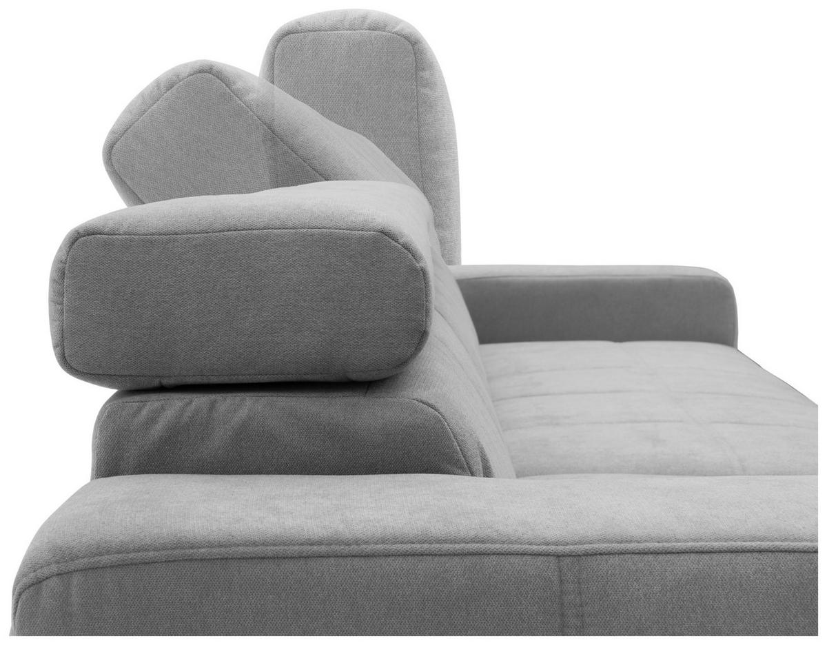 ECKSOFA in Mikrofaser Mintgrün  175/285 cm  - Schwarz/Mintgrün, Design, Kunststoff/Textil (175/285cm) - MID.YOU
