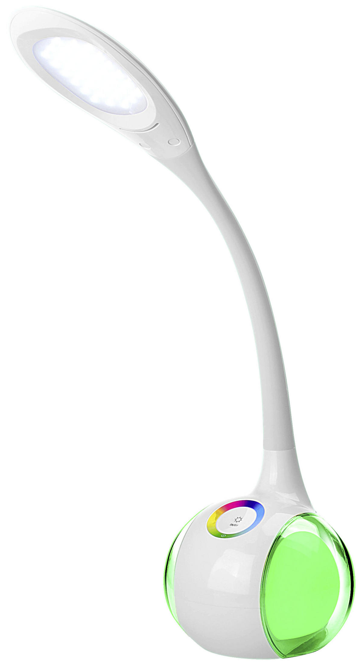 LAMPĂ DE BIROU CU LED - alb, Trend, plastic (51cm) - Boxxx