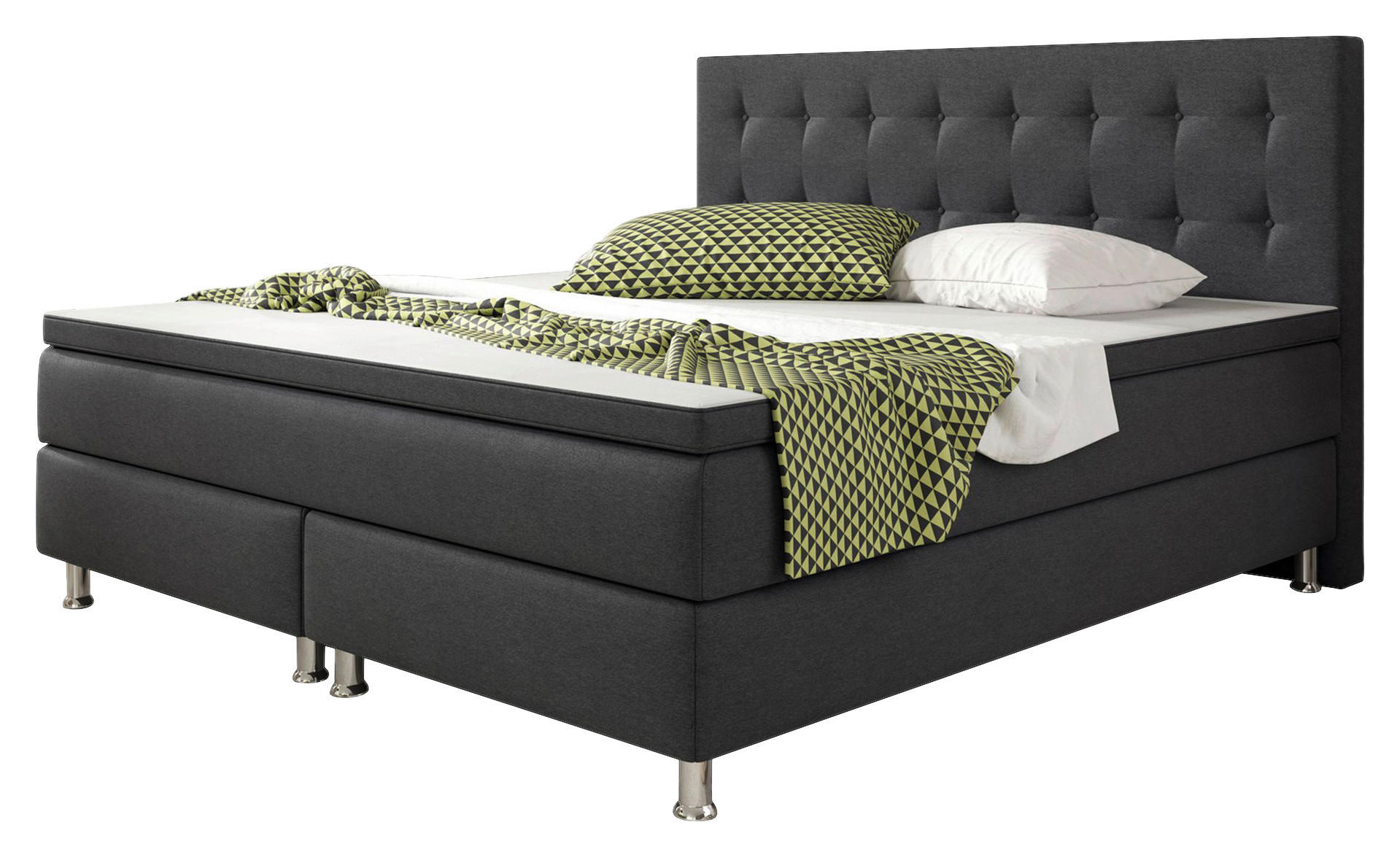 Boxspringbett Mit Topper Kingsize 180x210 Köln