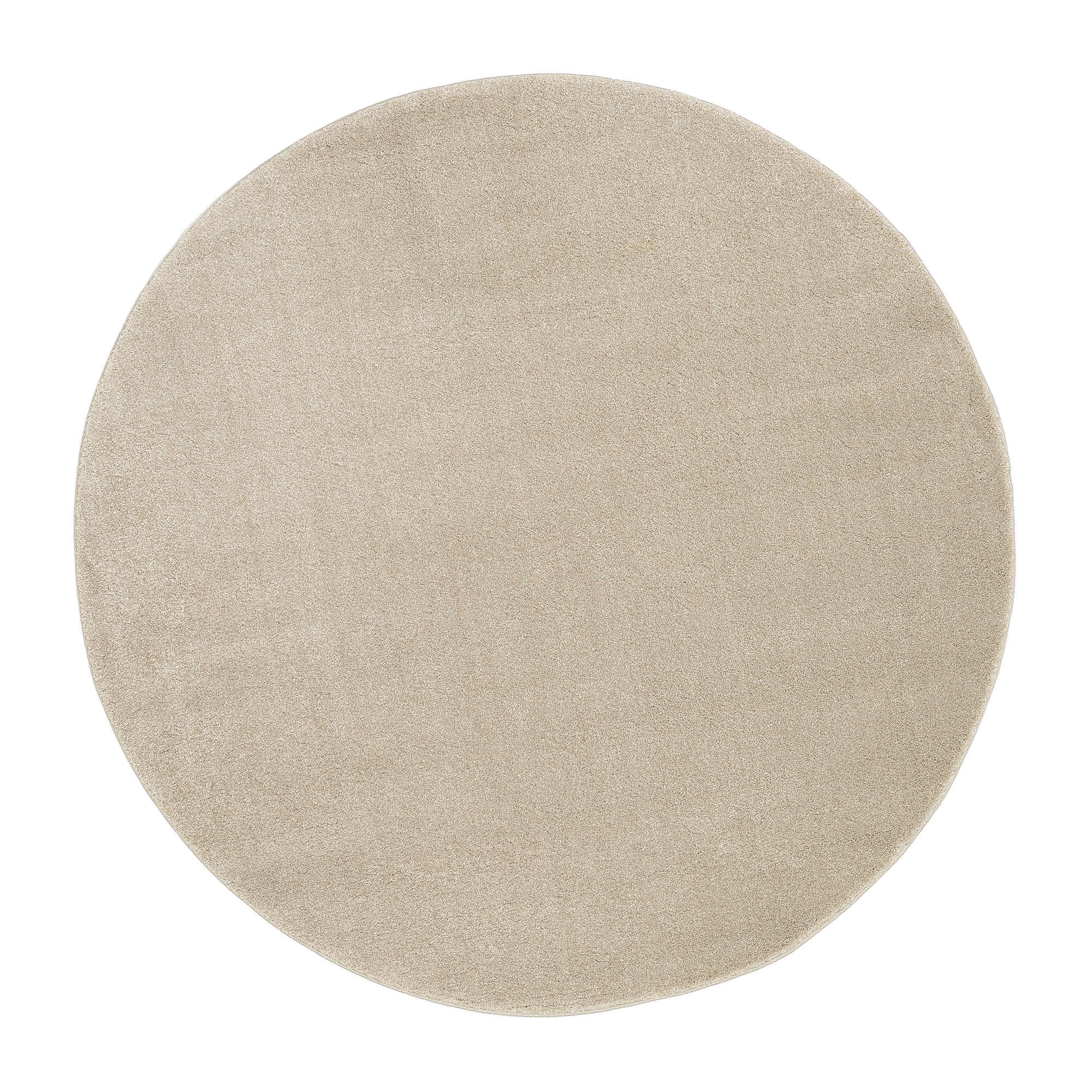 WEBTEPPICH  Wohnzimmer 200 cm Beige rund  - Beige, Basics, Textil (200cm) - Novel