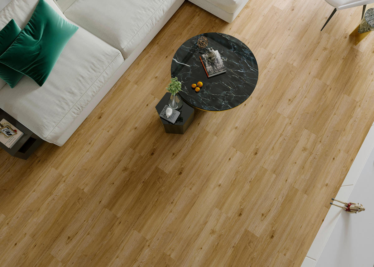 KLEBEVINYL FIXED  per  m² - Eichefarben, Basics, Kunststoff (121.9/18.4/0.25cm)