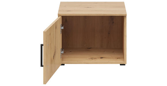 AUFSATZSCHRANK 45/35/40 cm  - Schwarz/Eiche Artisan, MODERN, Holzwerkstoff/Kunststoff (45/35/40cm) - Carryhome