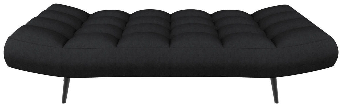 SCHLAFSOFA  in Mikrofaser Anthrazit  - Anthrazit/Schwarz, KONVENTIONELL, Holz/Textil (197/85/92cm) - Carryhome