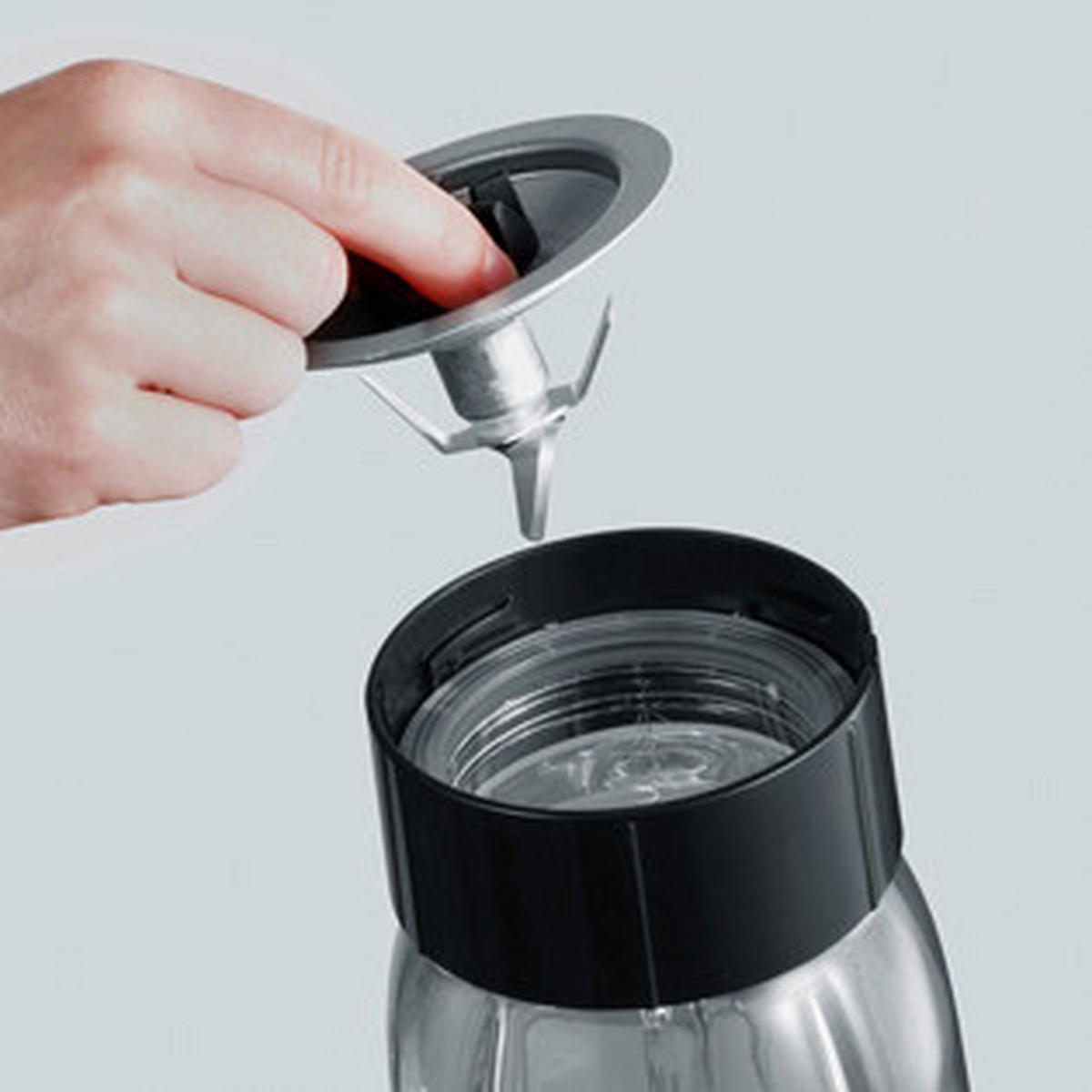 STANDMIXER Multi-Mixer+Smoothie Mix&Go  - Basics, Glas/Kunststoff (16,5/16,5/37,5cm) - Severin