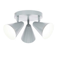 DECKENSTRAHLER Amor 34/34/16 cm  - Grau, Trend, Metall (34/34/16cm)