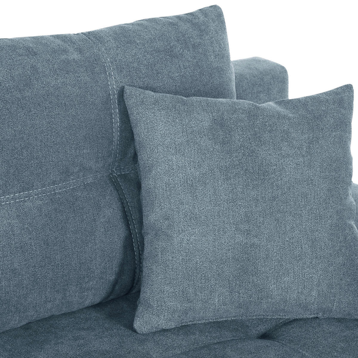 HÖRNSOFFA i flatväv blå  - silver/blå, Klassisk, trä/textil (273/192cm) - MID.YOU