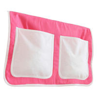 BETTTASCHE - Rosa/Weiß, KONVENTIONELL, Textil (56/32/2cm) - MID.YOU