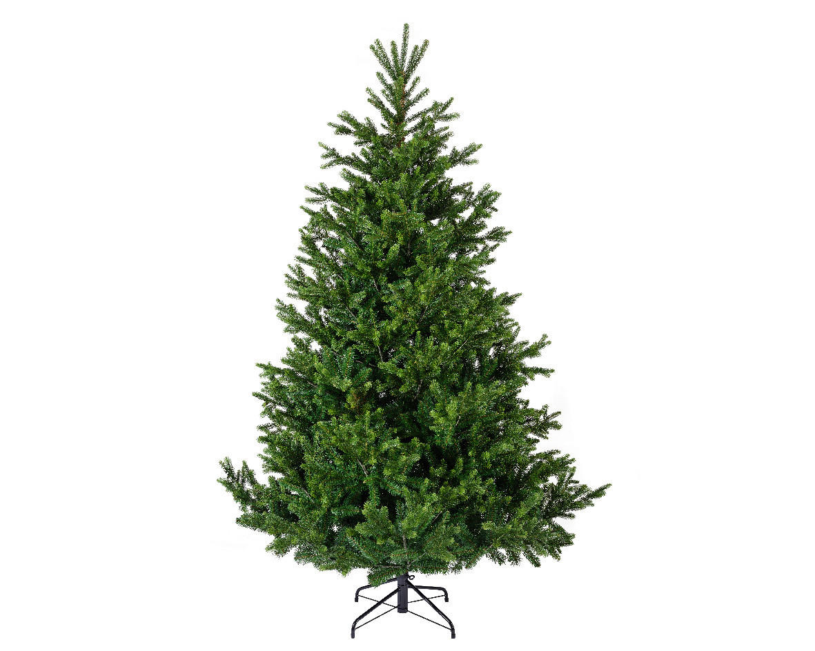 WEIHNACHTSBAUM 210 cm  - Grün, Basics, Kunststoff/Metall (150/210cm) - X-Mas