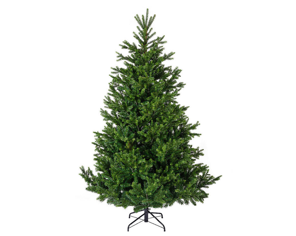 WEIHNACHTSBAUM 210 cm  - Grün, Basics, Kunststoff/Metall (150/210cm) - X-Mas