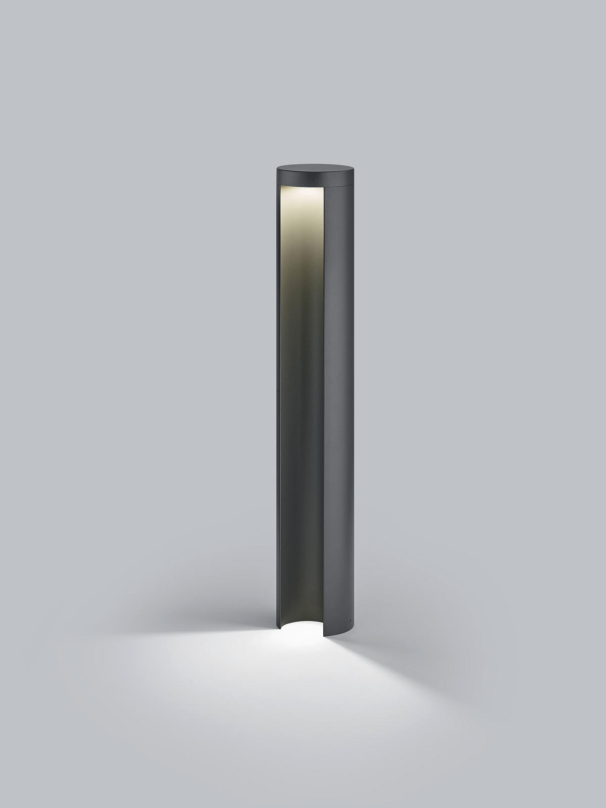 AUSSENSTEHLEUCHTE Sky 12/75 cm  - Graphitfarben, Design, Metall (12/75cm) - Helestra