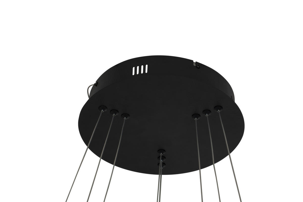 ZÁVĚSNÉ LED SVÍTIDLO, 80/200 cm  - bílá/černá, Design, plast (80/200cm) - Dieter Knoll