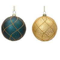 CHRISTBAUMKUGEL 8/8/8 cm  - Multicolor, Basics, Kunststoff (8/8/8cm)