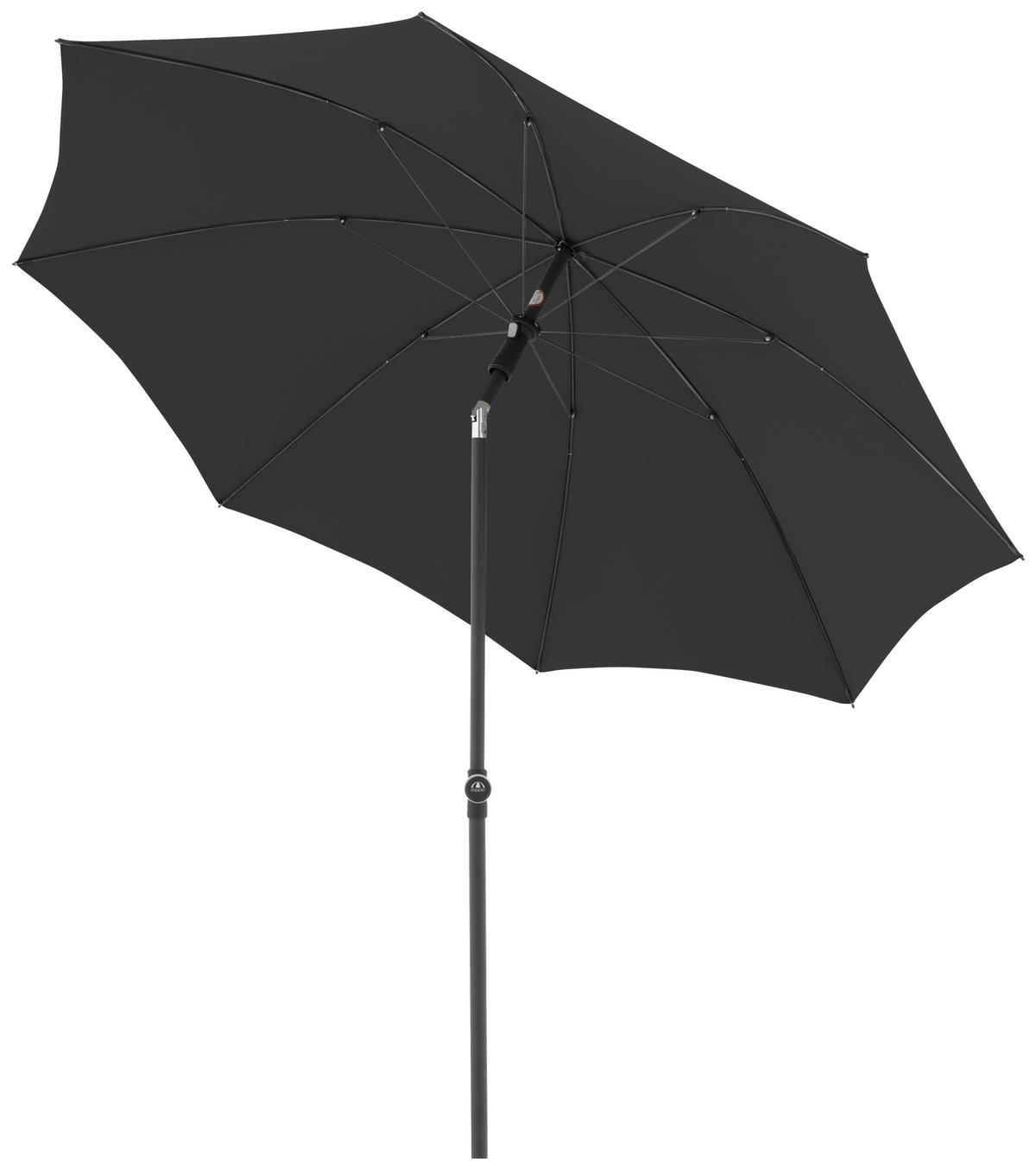 SENČNIK - črna/antracit, Design, kovina/tekstil (210/210cm) - Doppler