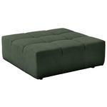 HOCKER Feincord Olivgrün  - Schwarz/Olivgrün, Design, Kunststoff/Textil (107/39/107cm) - Hom`in