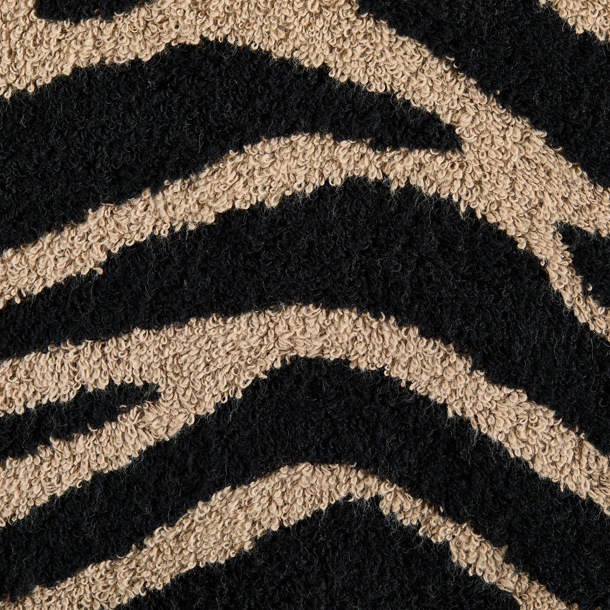 DUSCHTUCH 70/140 cm  - Beige/Schwarz, Trend, Textil (70/140cm) - Dieter Knoll