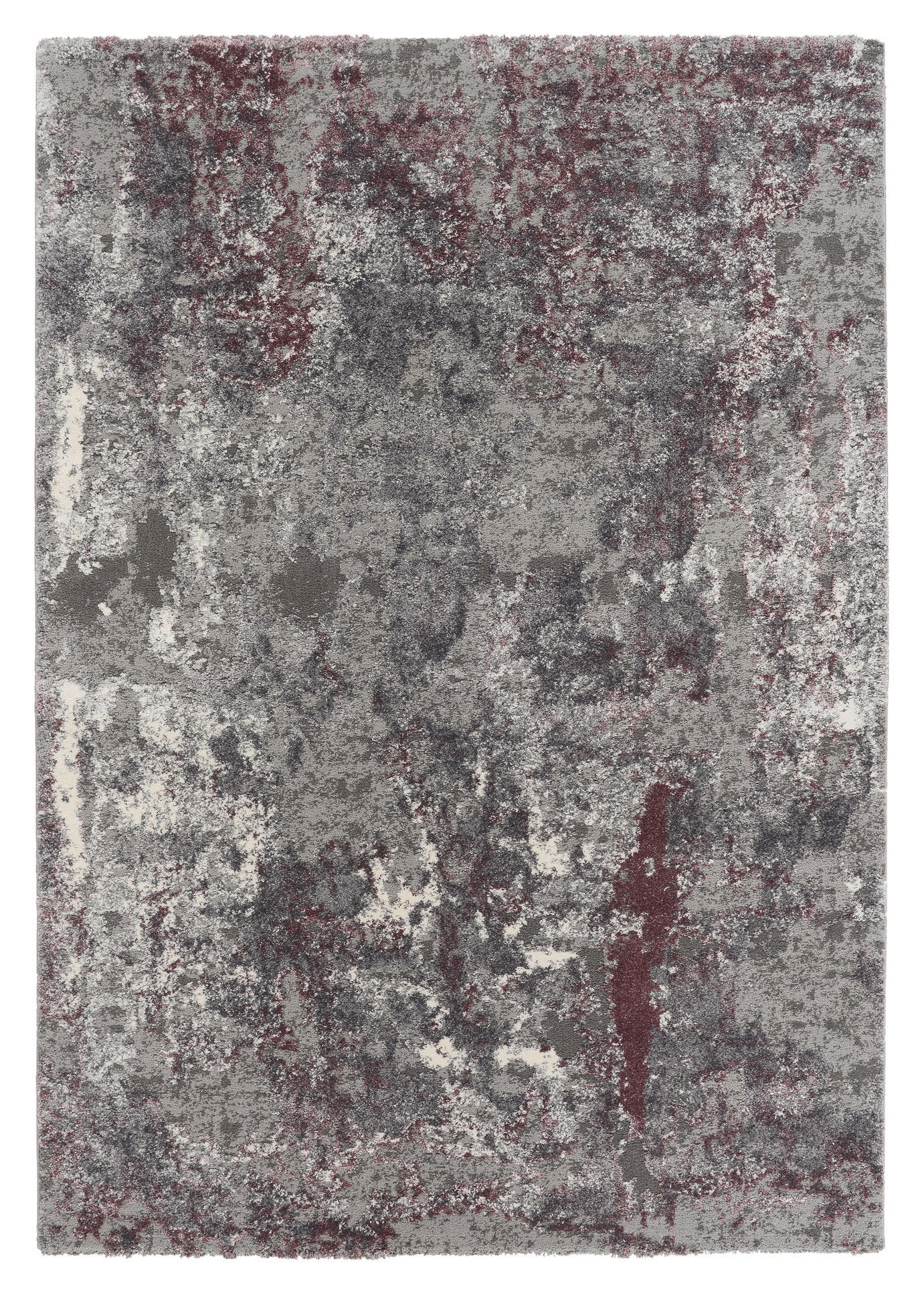 WEBTEPPICH 65/130 cm Juwel Liray  - Beige/Aubergine, Design, Textil (65/130cm) - Novel