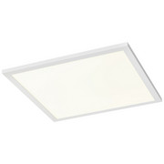 LED-DECKENLEUCHTE - Weiß, Design, Metall (45/45/6cm) - Novel