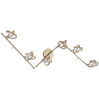 DECKENLEUCHTE 180/14/23,2 cm   - Weiß/Cappuccino, Trend, Kunststoff/Metall (180/14/23,2cm) - Novel