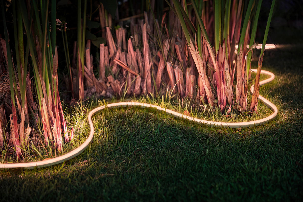 LED-STRIP White & Color Ambiance Lightstrip Outdoor 2m 487 cm   - Transparent, Design, Kunststoff (487cm) - Philips HUE