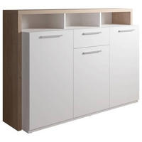 SIDEBOARD Mammut  in 130/94/40 cm  - Silberfarben/Braun, Trend, Holzwerkstoff/Kunststoff (130/94/40cm) - Xora