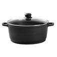 KOCHTOPF 6,2 L  - Klar/Schwarz, Basics, Glas/Metall (28/12,5cm) - Homeware Profession.