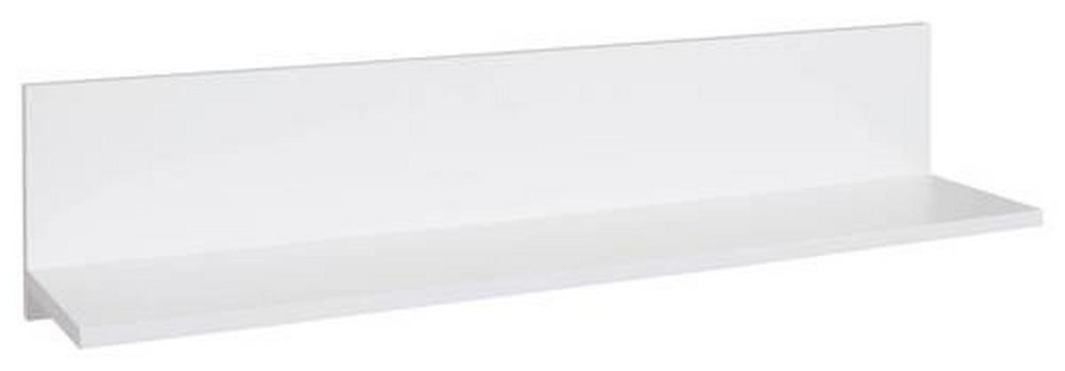 STENSKI REGAL bela  - bela, Trend, leseni material/les (94,7/20,00/19,6cm) - My Baby Lou