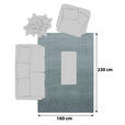 HOCHFLORTEPPICH 160/230 cm ATA 7000  - Beige, Design, Textil (160/230cm) - Novel