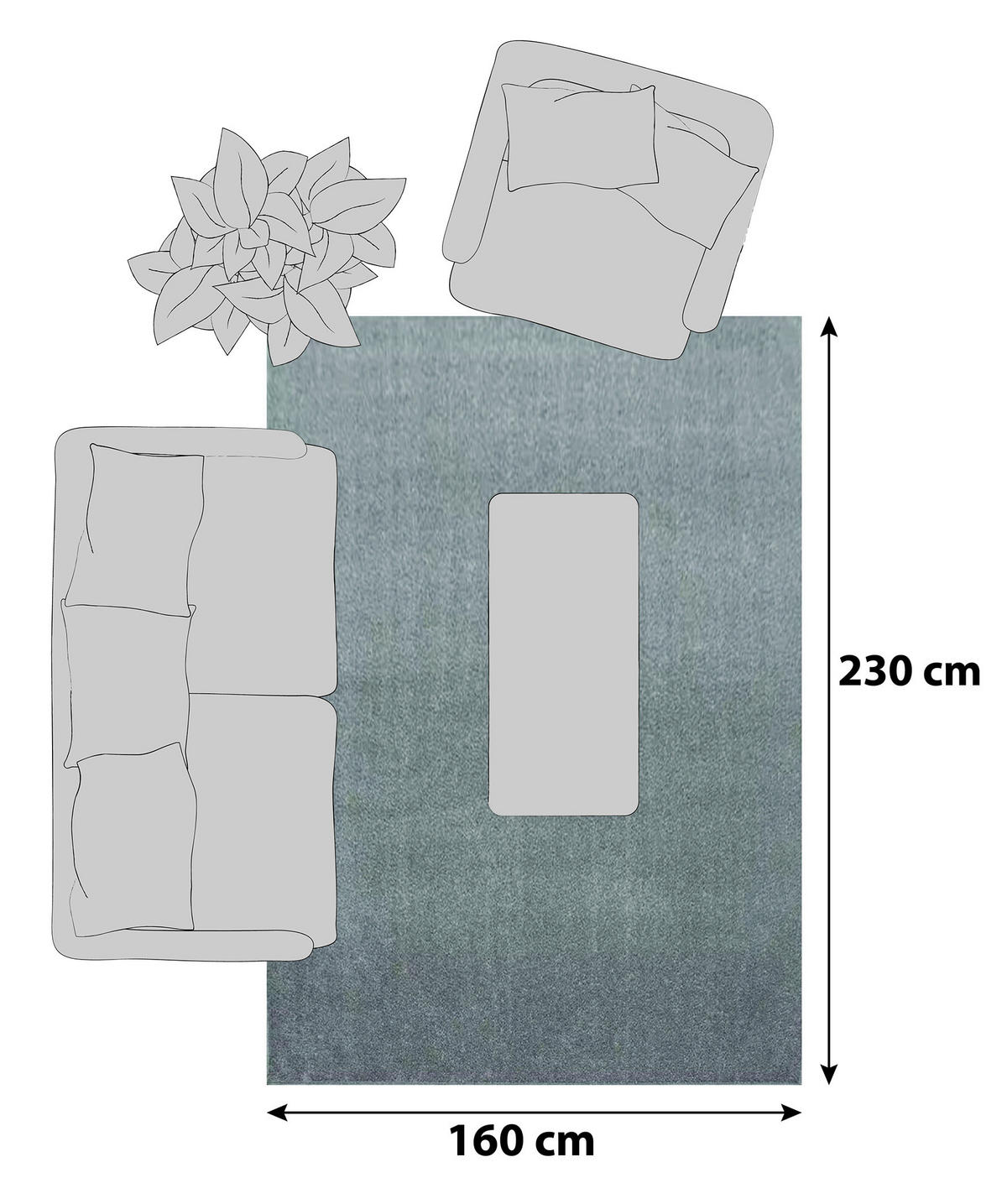 KOBEREC S VYSOKÝM VLASEM, 160/230 cm, béžová - béžová, Design, textil (160/230cm) - Novel