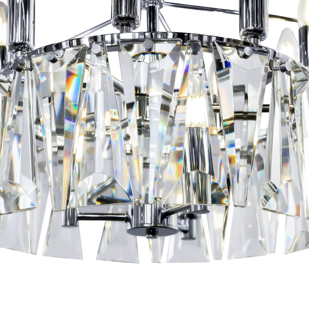 PENDELLEUCHTE 77/50/77 cm    - Chromfarben, Trend, Metall (77/50/77cm) - MAYTONI