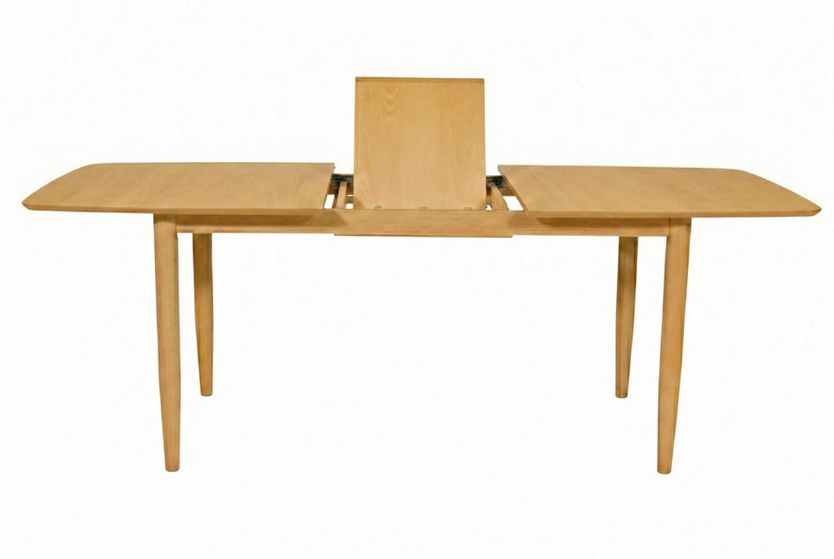 ESSTISCH 180-220/90/76 cm Echtholz  Holz ausziehbar rechteckig Eichefarben  - Eichefarben, KONVENTIONELL, Holz (180-220/90/76cm) - MID.YOU