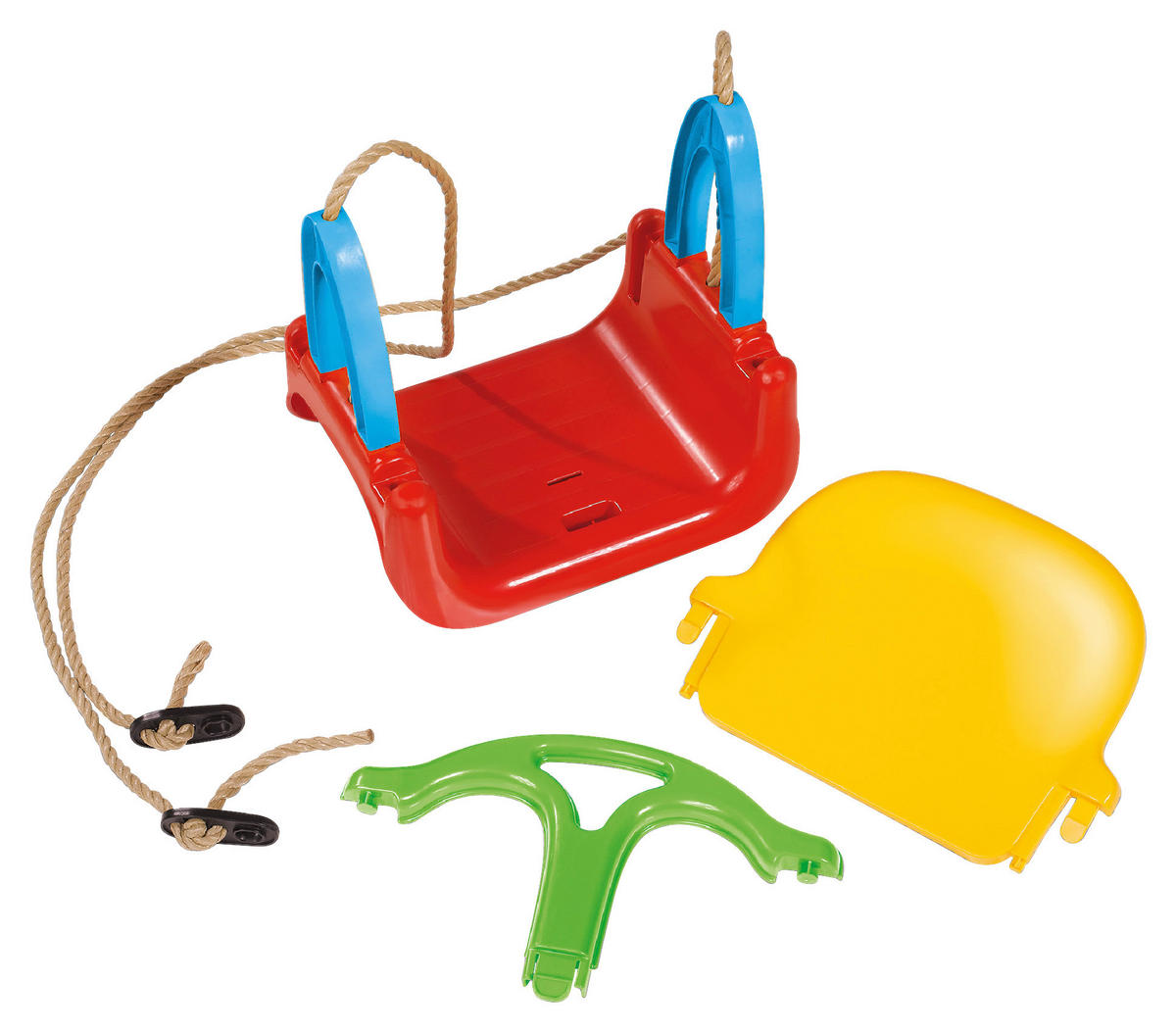 SCHAUKEL 20/33/4,5 cm  - Blau/Gelb, Basics, Kunststoff (20/33/4,5cm) - Simba