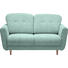 ZWEISITZER-SOFA in Textil Blau, Grün - Blau/Grün, Design, Holz/Textil (154/90/93cm) - Hom`in ZWEISITZER-SOFA in Textil Blau, Grün - Blau/Grün, Design, Holz/Textil (154/90/93cm) - Hom`in