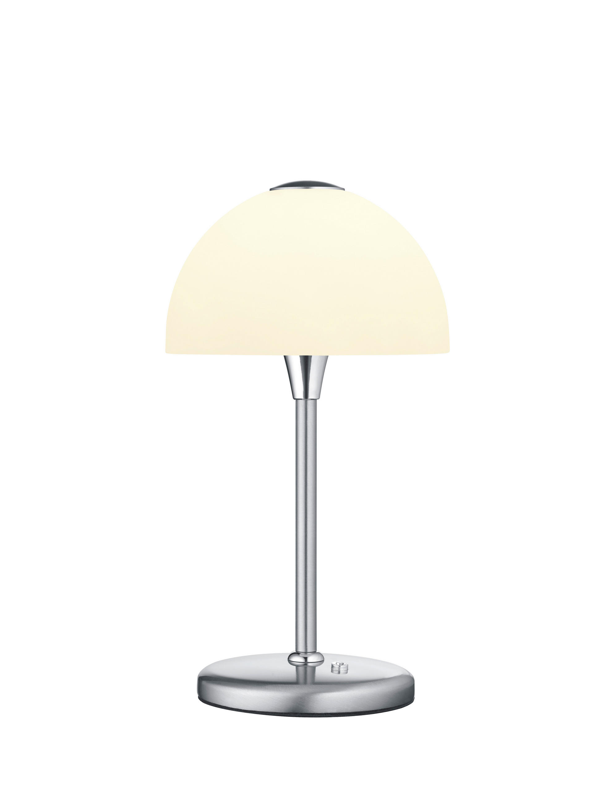 LED-TISCHLEUCHTE Moon 16/33 cm   - Nickelfarben, KONVENTIONELL, Metall (16/33cm) - Hell