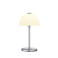 LED-TISCHLEUCHTE Moon 16/33 cm   - Nickelfarben, KONVENTIONELL, Metall (16/33cm) - Hell