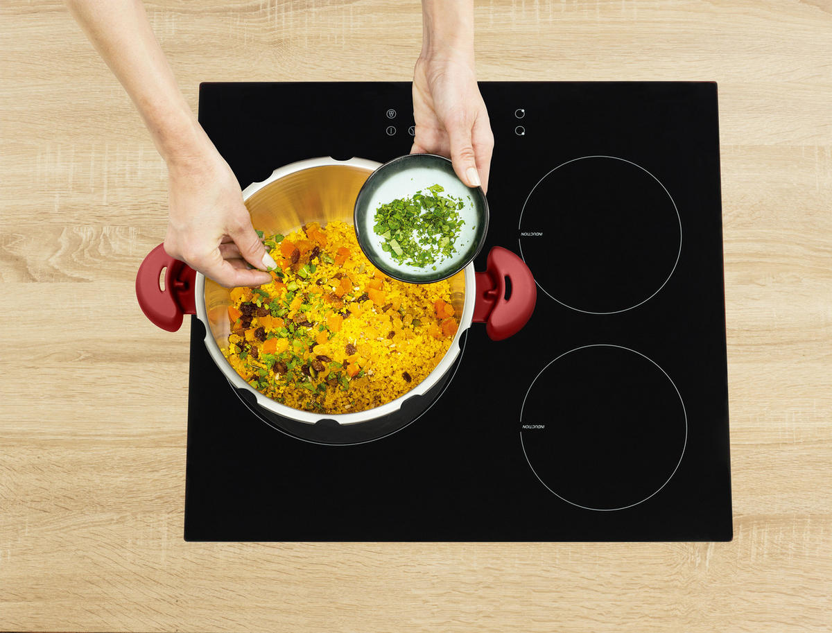 SCHNELLKOCHTOPF CLIPSO MINUT' PERFECT 6 L  - Klar/Edelstahlfarben, Basics, Kunststoff/Metall (37/28,5/24,6cm) - Tefal